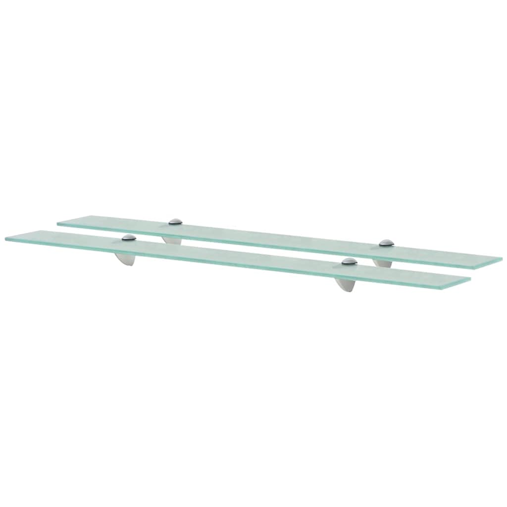 vidaXL 2X Regal Schwebend Wandregal Glasregal Glasboden Glasablage Badablage Wandablage Badregal Abl