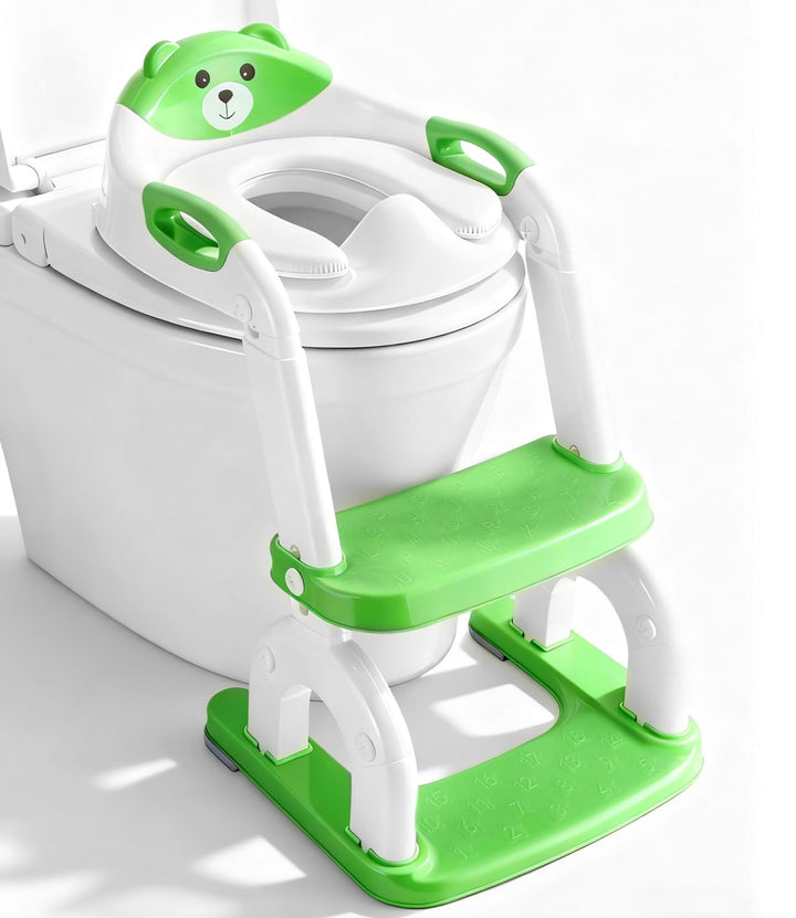 2-in-1 Toilettensitz Kinder mit Treppe, Upgraded WC Aufsatz für Kinder für Jungen und Mädchen, Toile