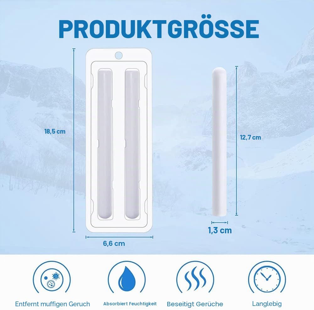 4 Stück Haushaltsreiniger Diatomit feuchtigkeitsabsorbierender Stick Wasseraufnahme Trockenstab Kies