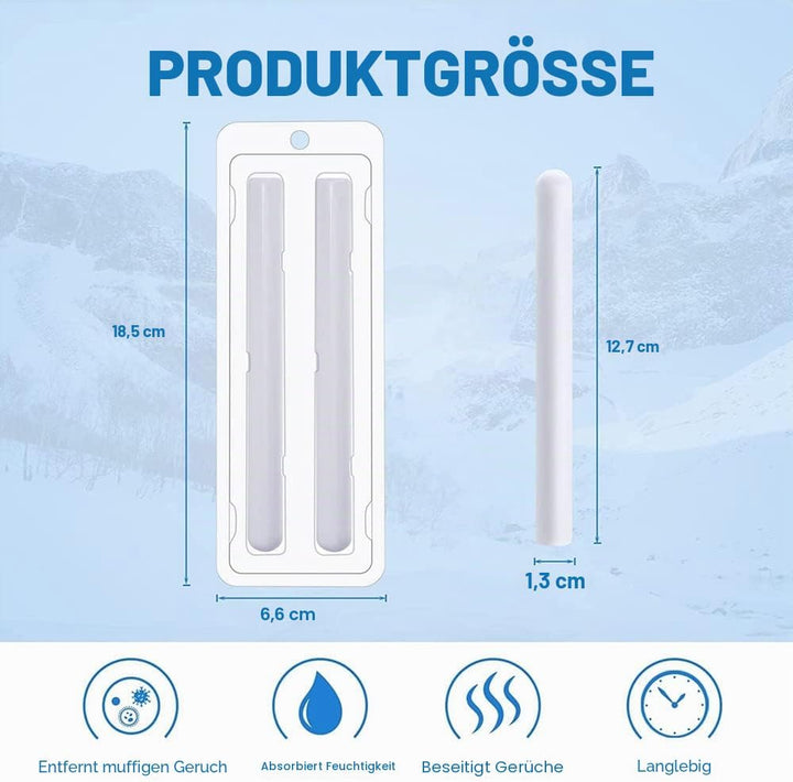 4 Stück Haushaltsreiniger Diatomit feuchtigkeitsabsorbierender Stick Wasseraufnahme Trockenstab Kies