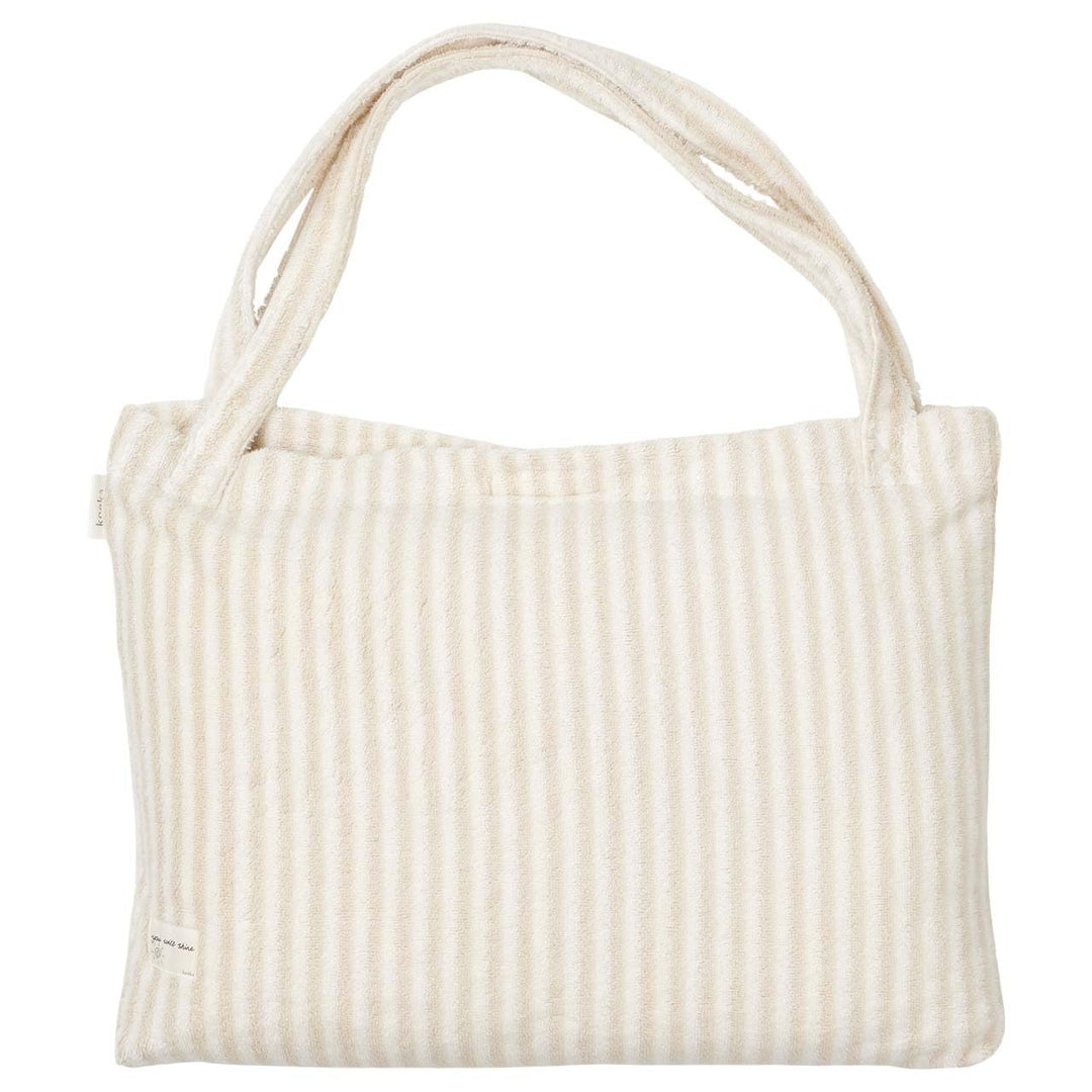 Koeka Wickeltasche - Mom Bag - Windeltasche - Grosse Kapazität - Playa - Frottee - Bio-baumwolle - B