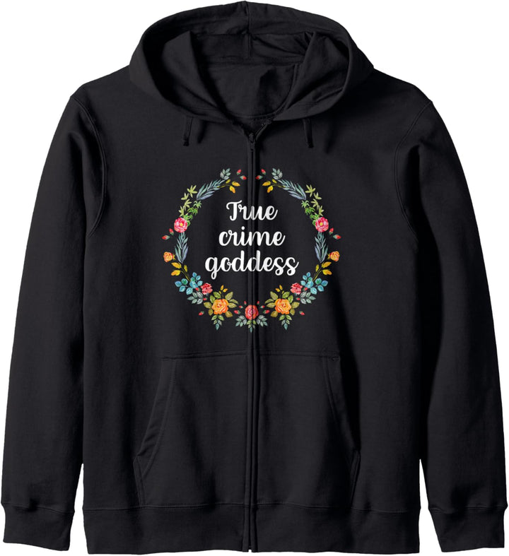 True Crime Goddess Funny Murderino True Crime Lover Kapuzenjacke