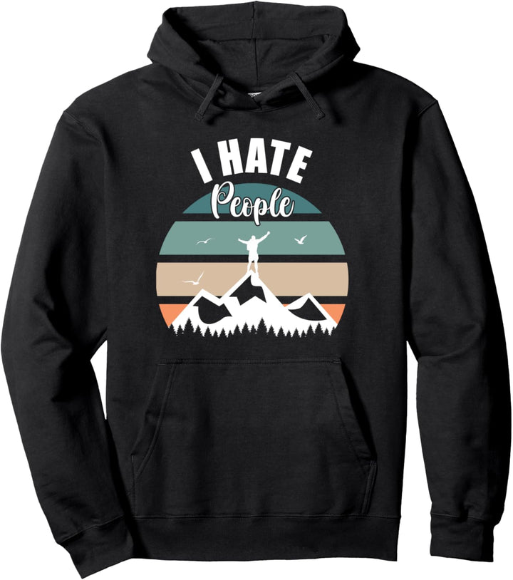I hate People Tshirt Ich hasse Menschen Pullover Hoodie