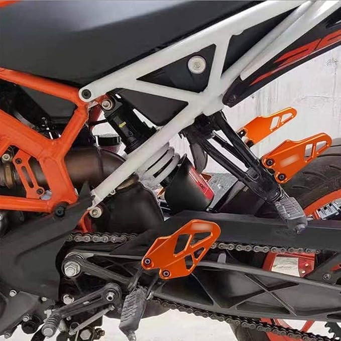 Motorrad Aluminium Vorne Hinten Fussraste Fersenschutzhülle Bremszylinder Schutz Für Duke 125 | Duke