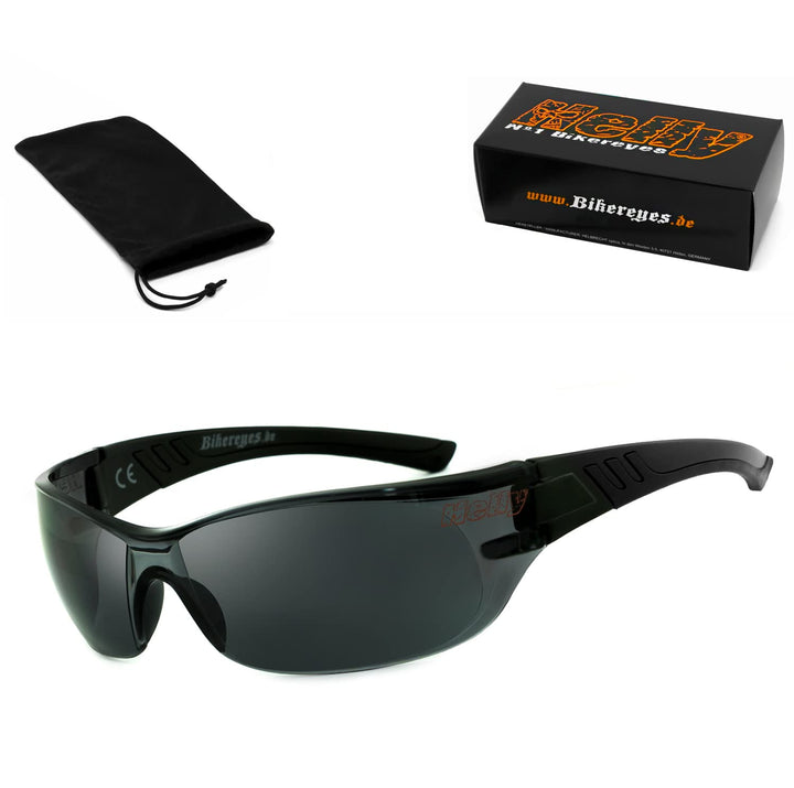 HELLY® - No.1 Bikereyes® | Bikerbrille, Motorrad Sonnenbrille, Motorradbrille | beschlagfrei, winddi