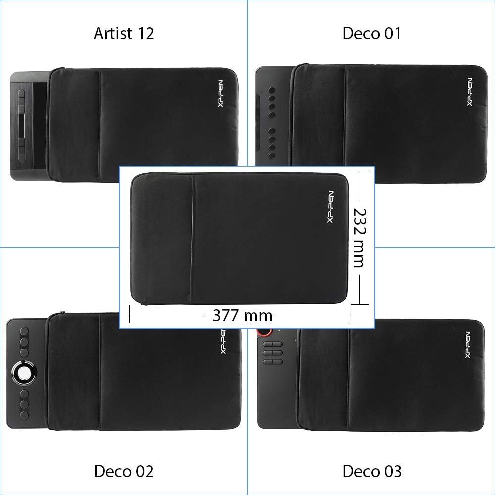 XP-Pen AC48 Schutzhülle Protective Case Tasche für Grafiktablett Stossfeste wasserdichte Hülle Kompa