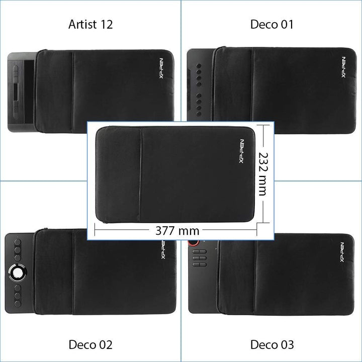 XP-Pen AC48 Schutzhülle Protective Case Tasche für Grafiktablett Stossfeste wasserdichte Hülle Kompa