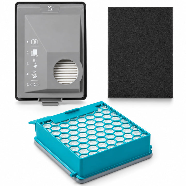 Staubsaugerfilter Filter Set kompatibel mit Miele Boost CX1 Filter und Miele Blizzard CX1 Ersatzteil