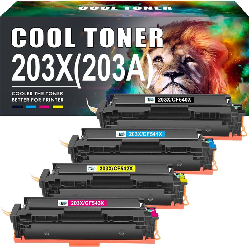 Cool Toner Kompatibel Tonerkartusche als Ersatz für HP 203X CF540X 203A CF540A Color Laserjet Pro MF