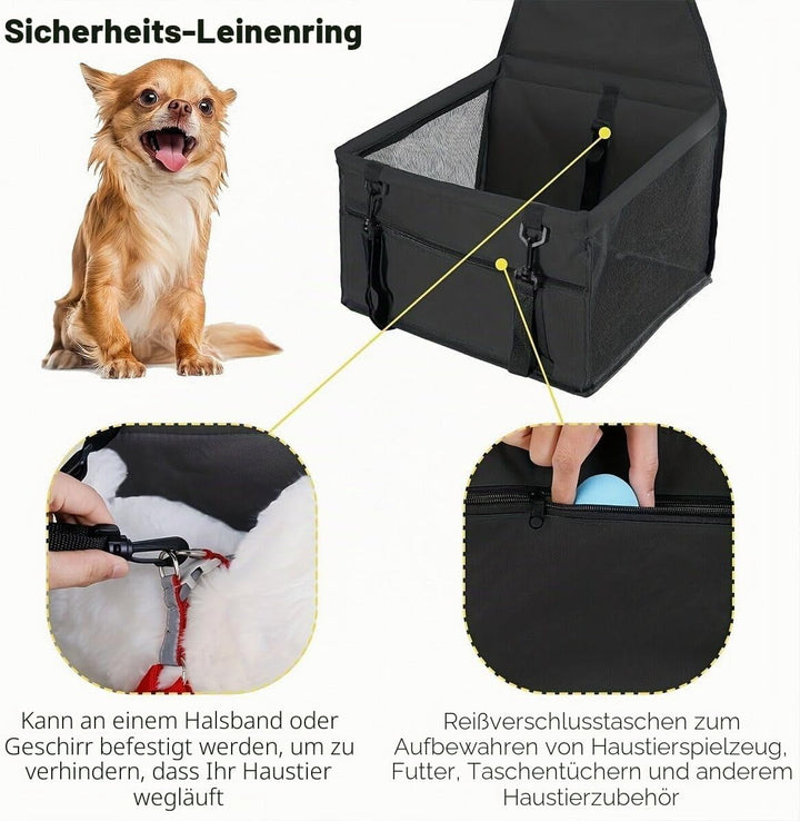 MENGQI Hundeautositz - Wasserdicht Atmungsaktiv Haustier-Matte für Sicherheit im Auto - Waschbar Mat