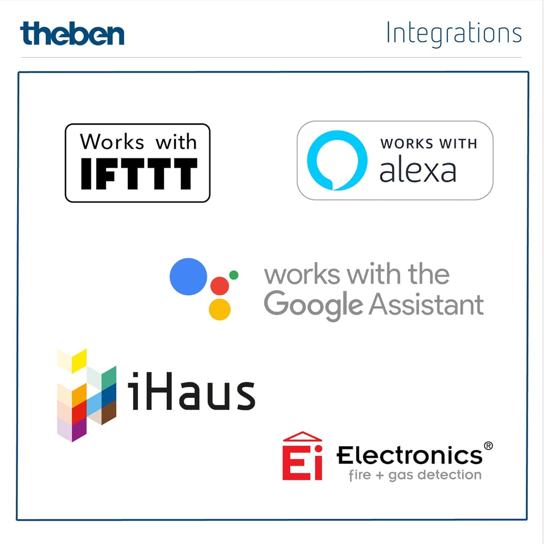 Theben 4800520 LUXORliving S1-1-fach UP-Schaltaktor - Öffner/Schliesser - Schalten - Verzögerung - I