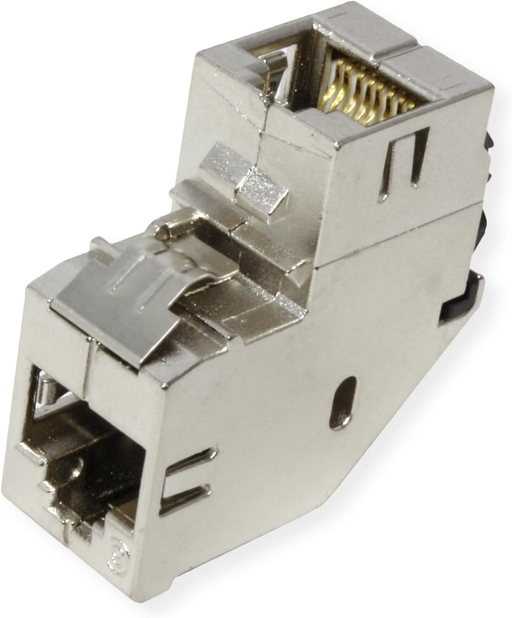 BTR 10 x E-DAT modul Kupplung 88 90 Cat. 6 vorder- und rueckseitig RJ-45 Buchse