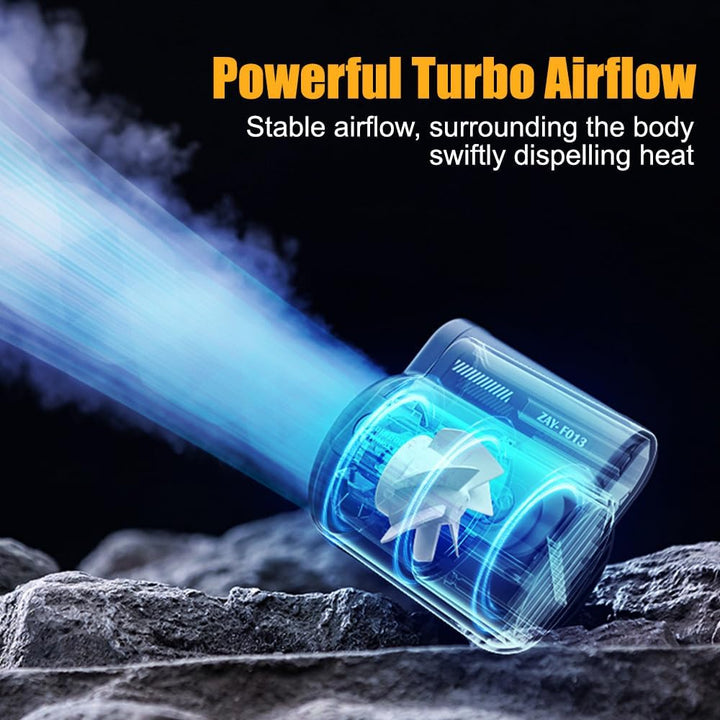 DONGKER Taillen-Clip-Ventilator, 4500mAh Mini Taillenlüfter, 3 Stufiger Tragbarer Handventilator mit
