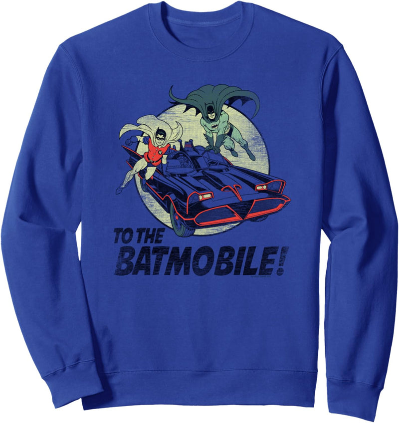 Batman Classic TV Series To the Batmobile Sweatshirt