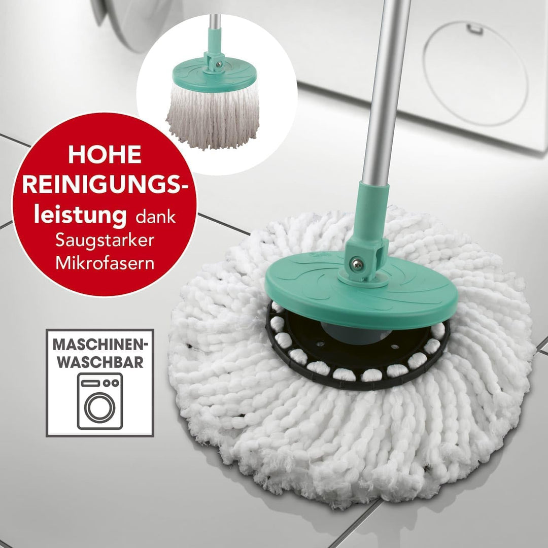 CLEANmaxx Power-Wischmopp mit Zwei-Kammer-Filtersystem | Designed in Deutschland - Schmutzwasser wir