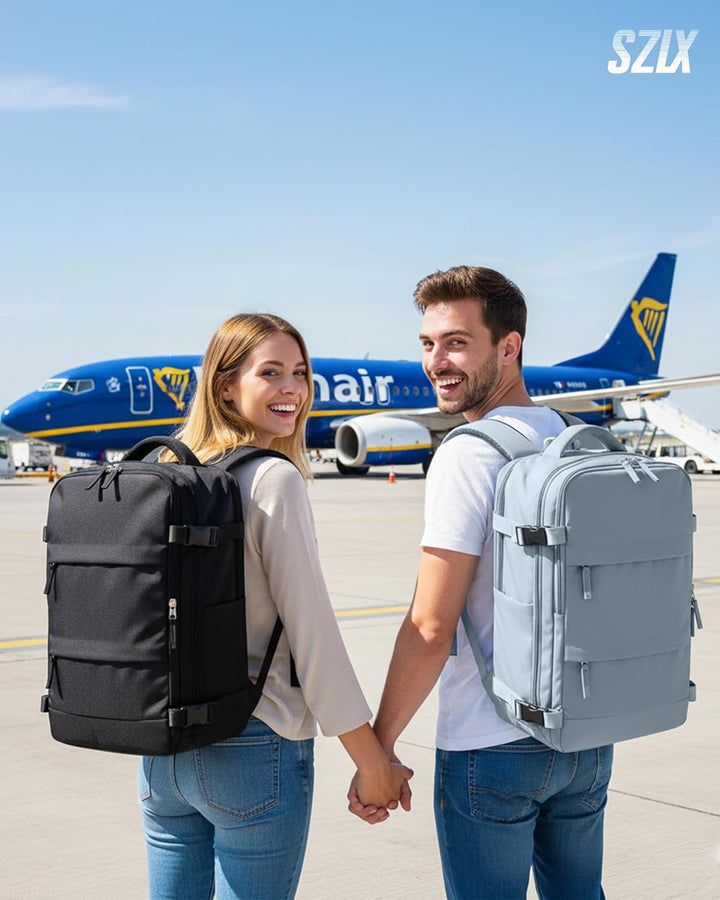 SZLX Vakuum Rucksack 40x30x20 Wizz air Handgepäck Rucksack 40x20x25 für Ryanair Vakuum Reiserucksack
