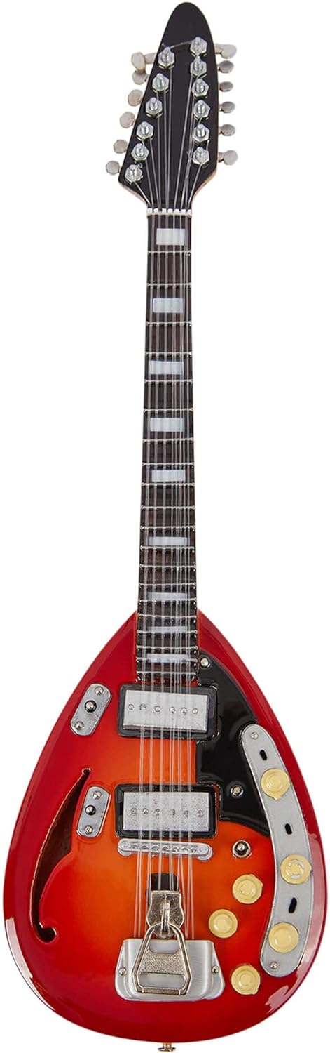 Alex Turner Miniatur-Gitarren-Nachbildung – Musik-Geschenke – Handgefertigtes Ornament 1/4 Massstab