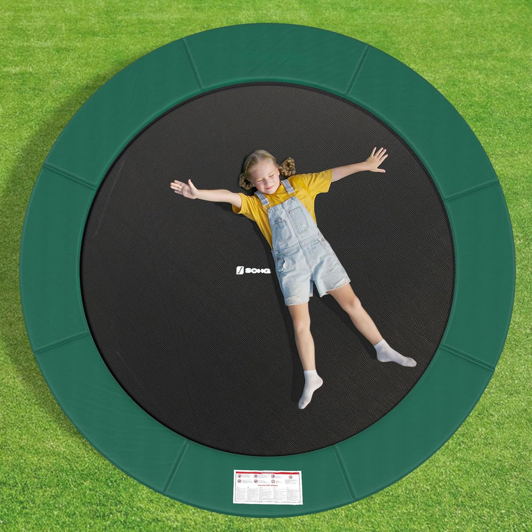 SONGMICS Trampolin Randabdeckung, Ø 183 244 305 366 427 cm, Federabdeckung, Randschutz, Sicherheitsm