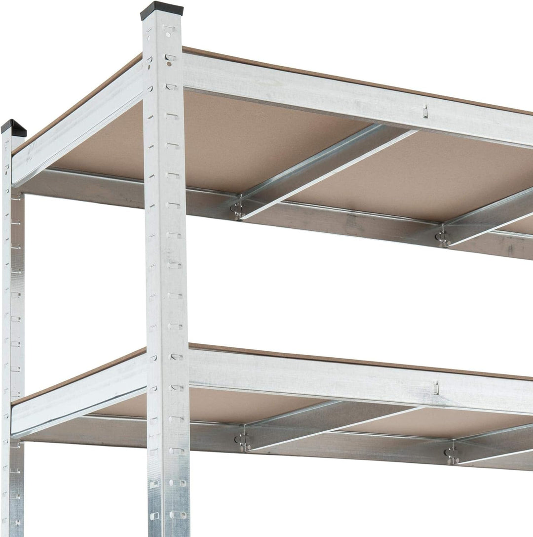 Steckregal Werkstattregal Regal Kellerregal Schwerlastregal Lagerregal (Modell 10 / 200x120x60cm /