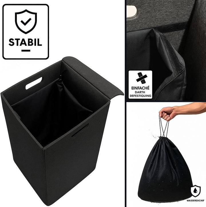 SILUK Pfandflaschen Aufbewahrung 110L – Stabiler - Pfandflaschen Aufbewahrung, Flaschensammler mit D