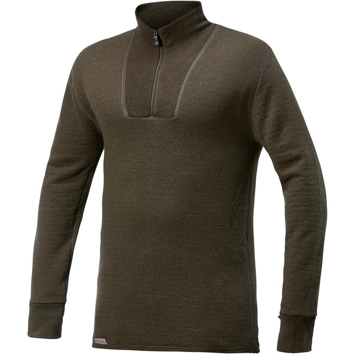 Woolpower Unisex Zip Turtleneck 200 Undershirt (1er Pack) XXS Grün, XXS Grün
