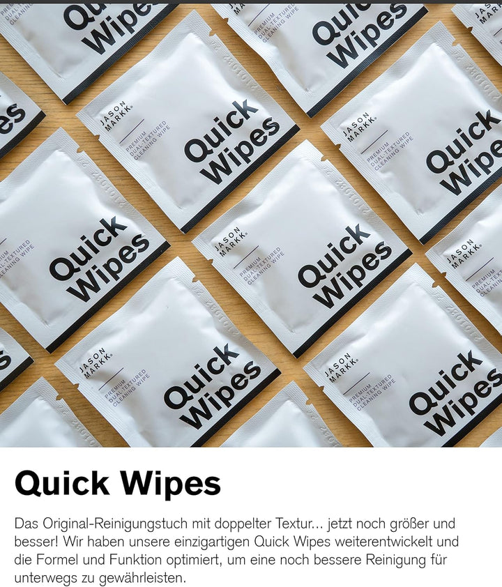 Jason Markk Quick Wipes, Schuhreiniger, Pflege für Sportschuhe, 30er Pack, Einzeln verpackt, Ideal f