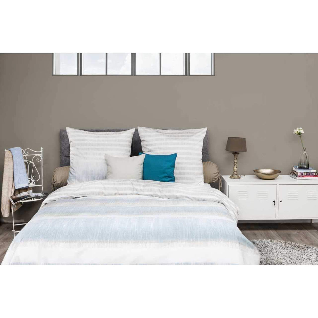 HNL Living Senna Mako-Satin-Bettwäsche 135x200 + 1x 80x80 Grün