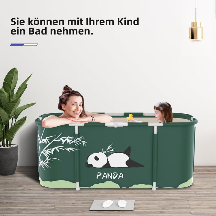 Badewanne Zusammenklappbare Badewanne Ideale Familienbadewanne Gartenpool für Kinder Leicht zu monti