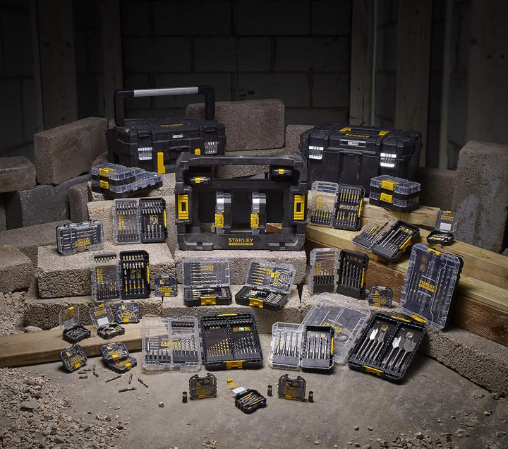 Stanley FatMax 32-tlg. Torsion Schrauberbit-Set STA88557 (umfangreiches Set mit allen gängigen Bitty