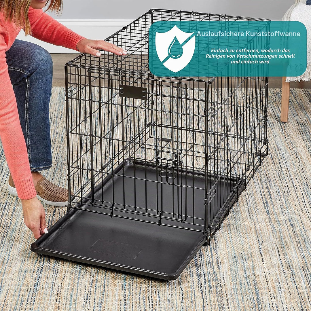 MidWest Homes for Pets iCrate Modell 1524 Hundebox, ca. 61 cm lang, mit Doppeltür, auslaufsicherer B