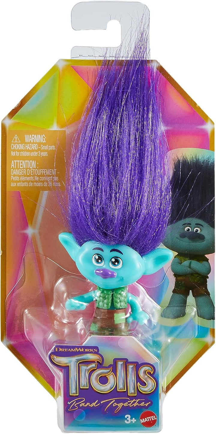 Mattel DREAMWORKS TROLLS Gemeinsam Stark – Königin Poppy, Viva, Branch, Guy Diamond mit Tiny Diamond