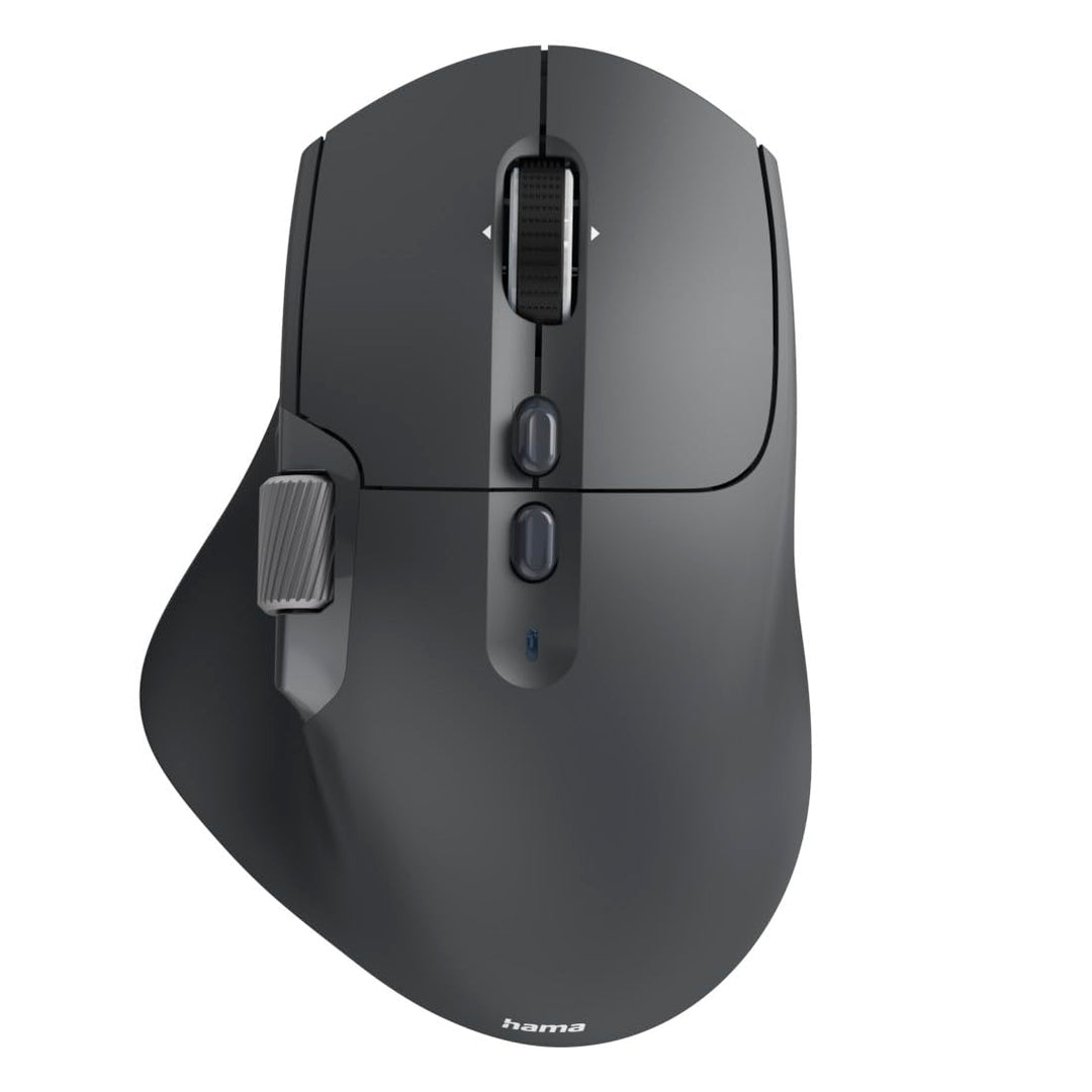 Hama Maus kabellos, wiederaufladbar, Bluetooth/Funk (Multi Device, optische Maus ohne Klickgeräusch,