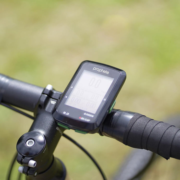 PROPHETE Fahrradcomputer GPS-Navigation, 14 Funktionen, Fahrradnavi, Wasserdicht IPX6, Beleuchtetes