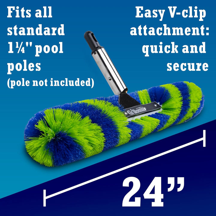 Blue Torrent Pinsel (61 cm, grün/weiss/blau) 24-Inches Grün/Weiss/Blau, 24-Inches Grün/Weiss/Blau