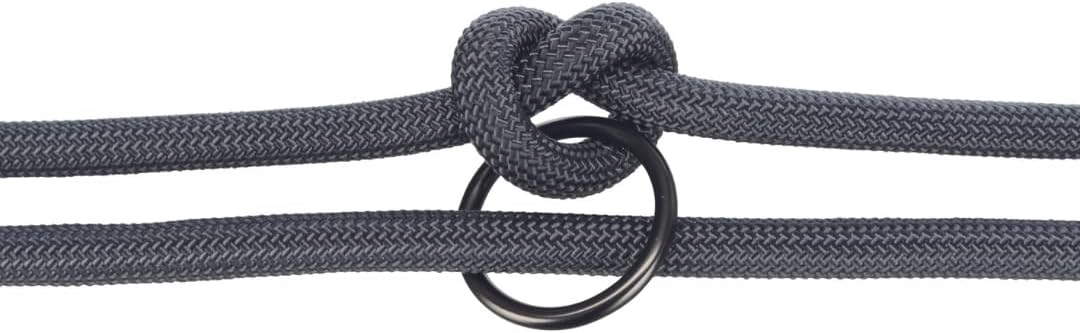 TRIXIE Hundeleine BE NORDIC V-Leine L–XL, 2,00 m ø 13 mm in dunkelgrau/braun - verstellbare Hundelei
