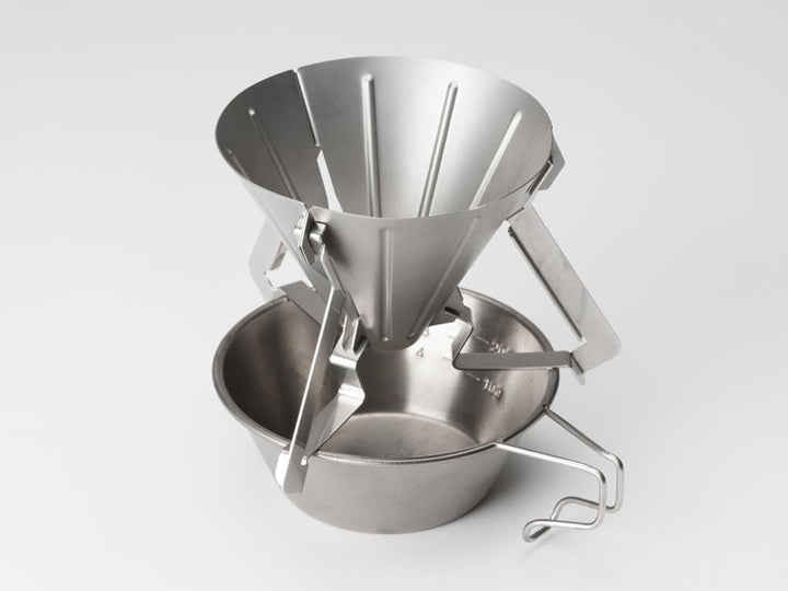 Snow Peak Field Barista CS-117 Kaffee-Tropfer, zusammenklappbar, Edelstahl, Stahl Einheitsgrösse, St