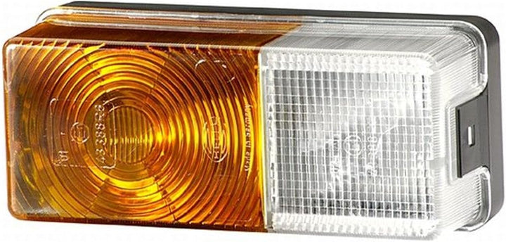 HELLA - Blinkleuchte - Halogen - 12V - Anbau/geschraubt - Stecker: Flachstecker - links/rechts - Men