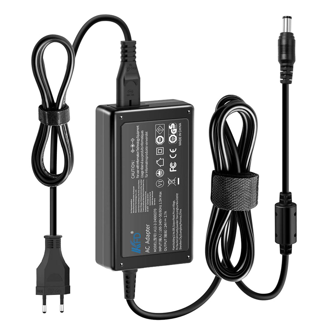 KFD Ladegerät Netzteil 24V für Logitech Racing Wheel G920 G923 G940 G25 G27 G29 GT Microsoft Wireles