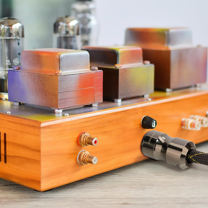 10awg Geschirmt HiFi-netzkabel, Mit Ferrit Ring, High-End Audiophile Sauerstoff Freies Kupfer Audio