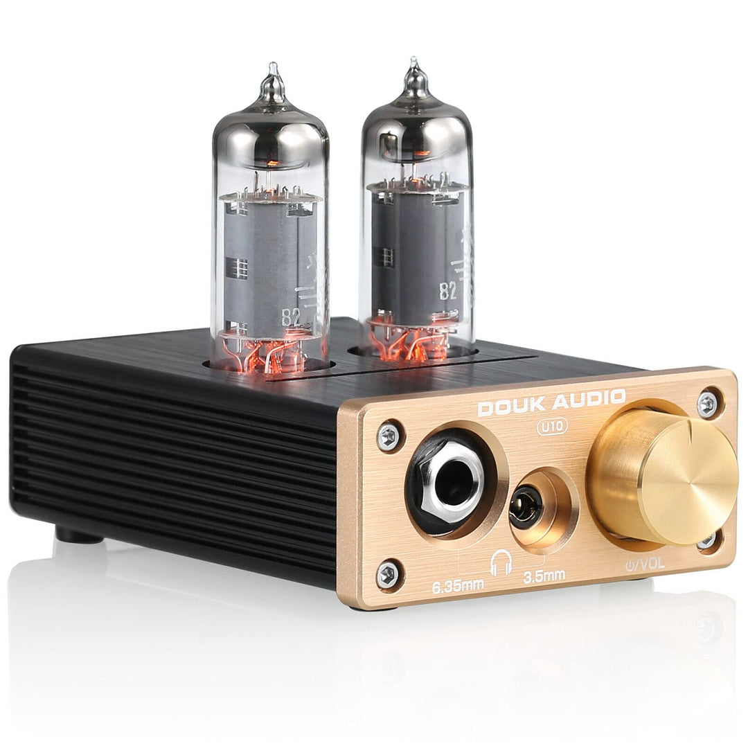 Douk Audio U10 Mini Röhren Kopfhörerverstärker HiFi Tube Headphone Amplifier Stereo Vorverstärker fü