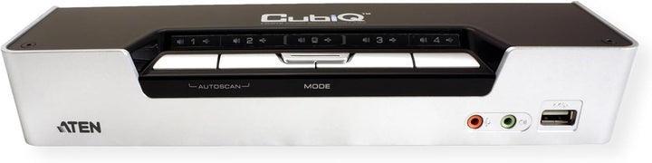 Aten CS1794 KVMP 4-fach Switch (4-polig, 4x HDMI, 4x USB), Silber