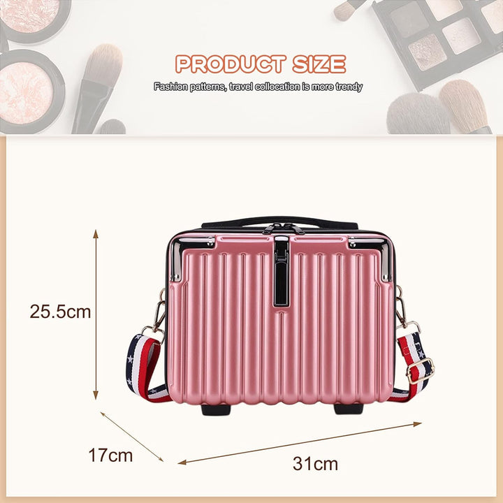 Balakaka Make Up Koffer Kosmetikkoffer Schminkkoffer Beauty Case Leichter Handgepäck Kosmetikkoffer