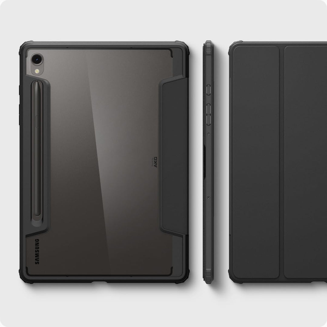 Spigen Ultra Hybrid Pro Entwickelt für Samsung Galaxy Tab S9 Hülle (2023) - Schwarz, Schwarz