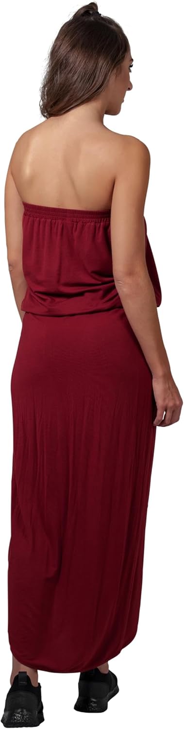 Urban Classics Damenkleid aus Viskose, sommerliches Bandeau-Kleid für Frauen mit luftigem Stoff, trä