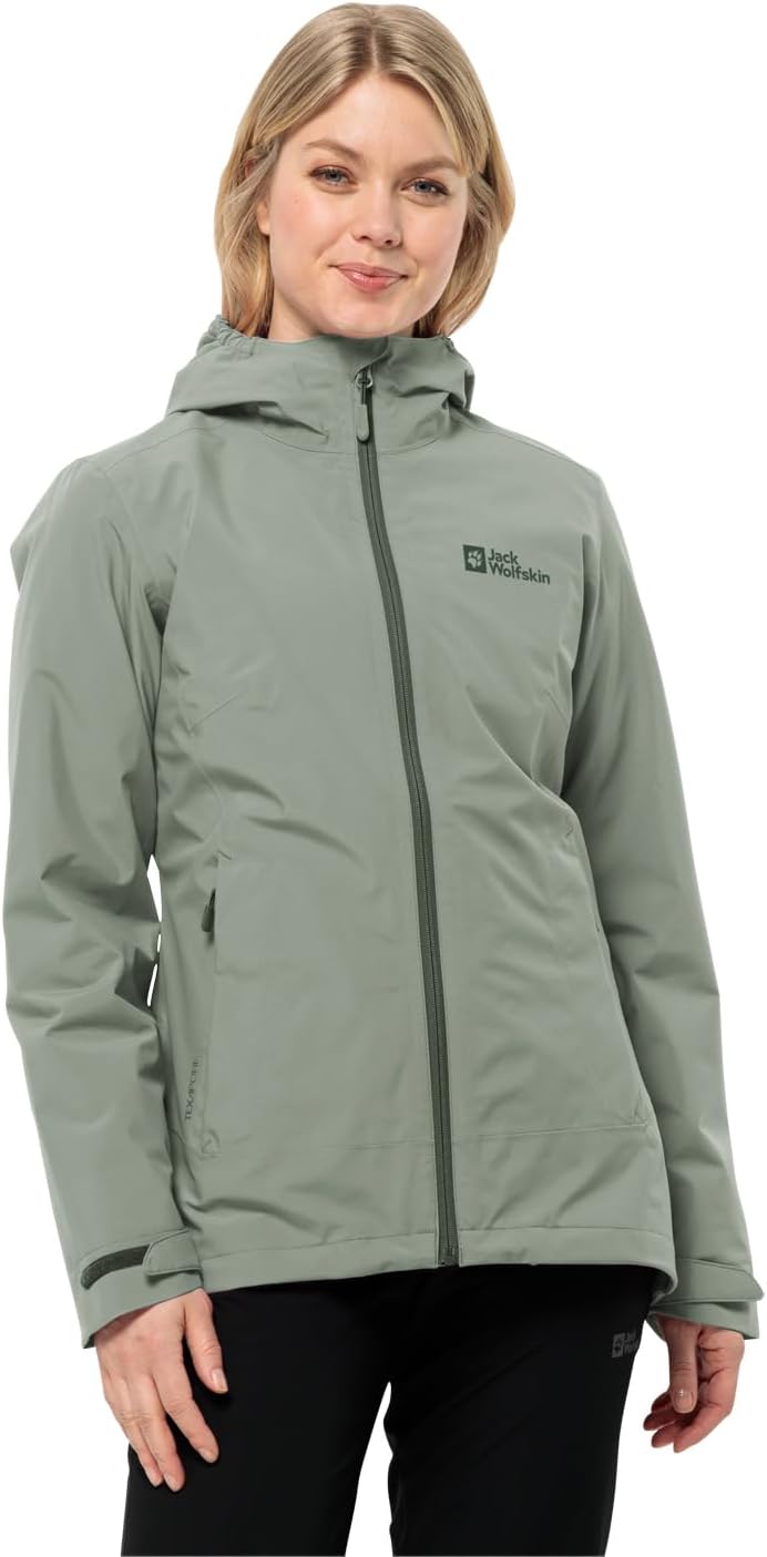 Jack Wolfskin Damen Moonrise 3in1 Jkt W Jacket XS mint leaf, XS mint leaf