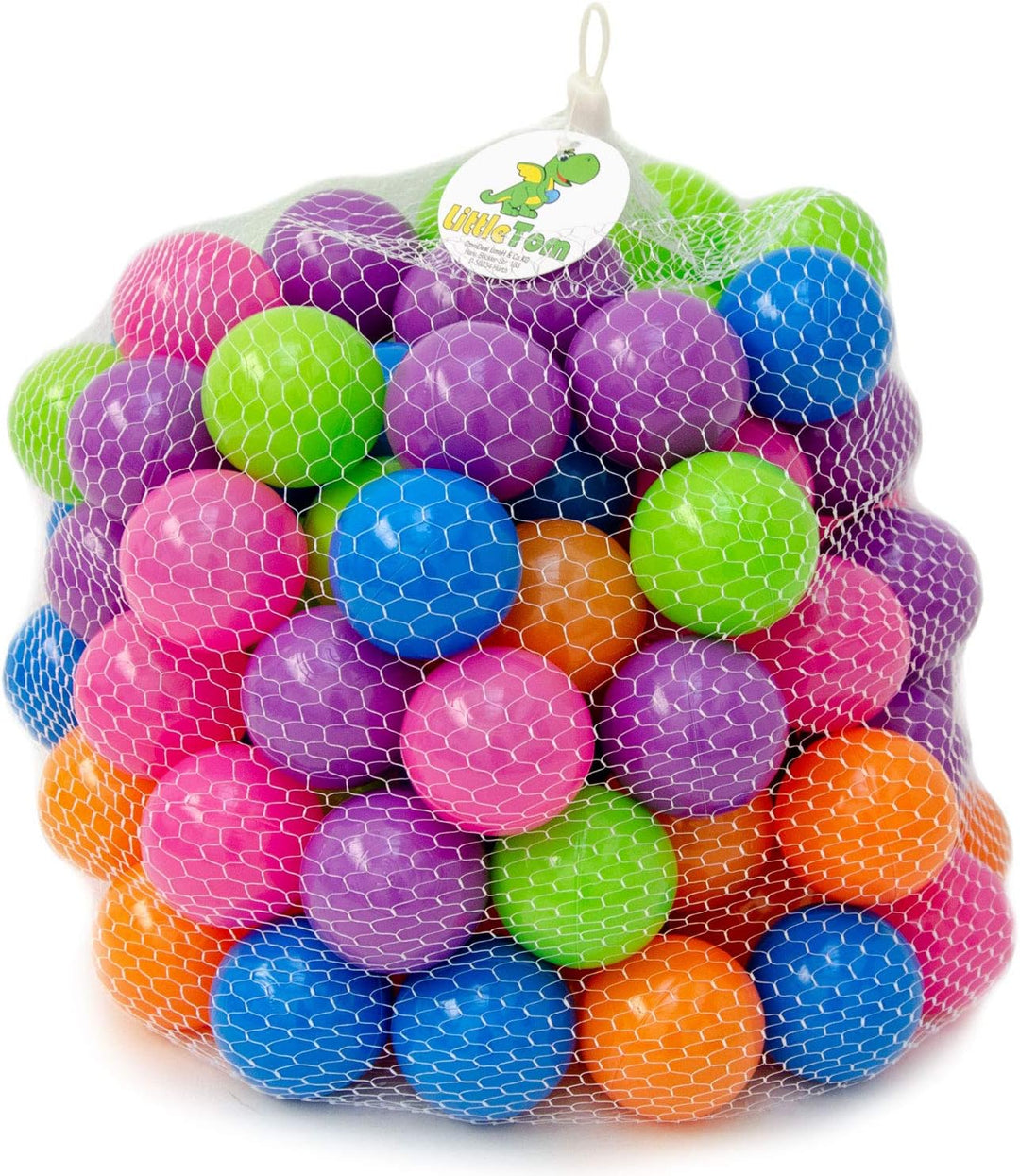 LittleTom 600 Bällebadbälle 6 cm Bunte Bällebad Bälle Spielbälle Babybälle Pastell, 600