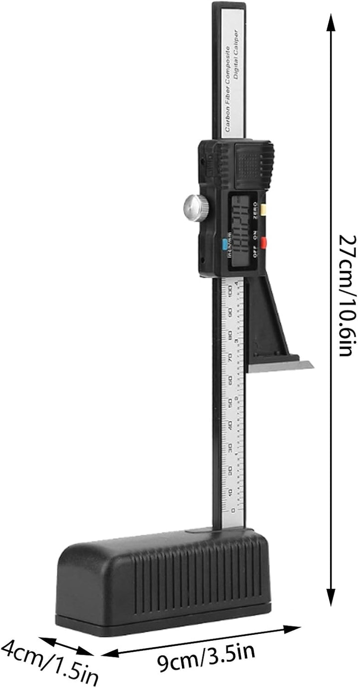 0-150 mm Höhenmesser, digitales Präzisions-Tiefenmessgerät mit Magnetfuss Keine Batterie