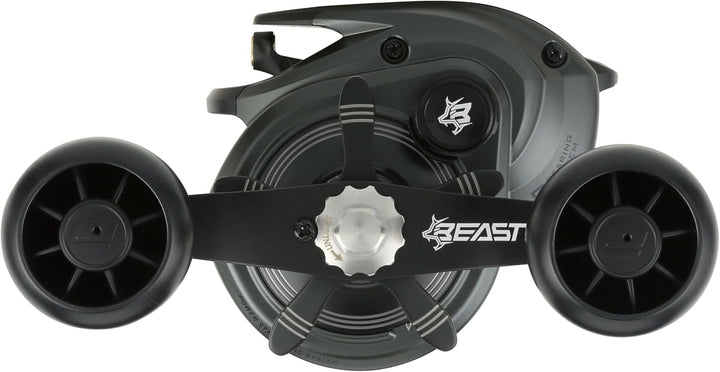Abu Garcia Beast 400 Low Profile Baitcast-Angelrolle 400 – Linkshänder – hohe Geschwindigkeit, 400 &