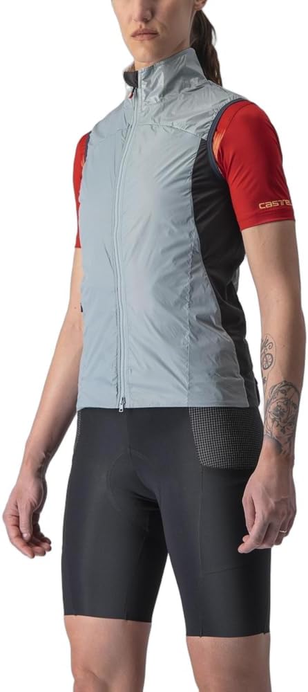 CASTELLI Damen Unlimited W Puffy Vest Sports vest M Eisverteidiger/Silbergrau, M Eisverteidiger/Silb