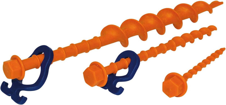 Peggy Peg Schraubhering normal 20 cm, 12er Set & Peggy Peg Schraubhering klein 12 cm, 12er Set Bundl